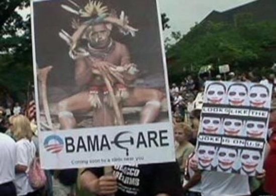 obama as a witch doctor